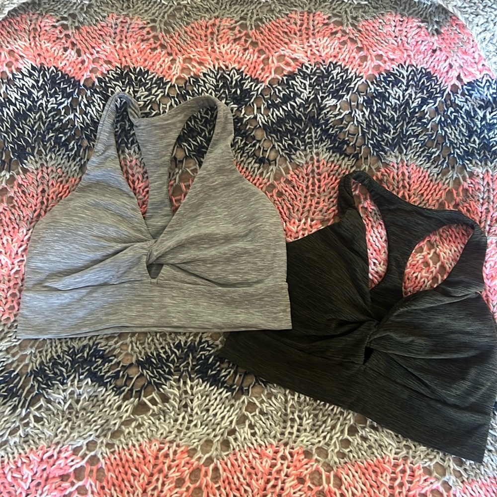 2 stretchy Victoria Secret racerback bras